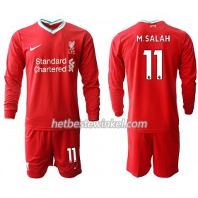 Liverpool M.Salah 11 Voetbaltenues Kind Thuis 2020/21 - LS (+ Korte broeken)